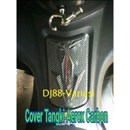 Aerox 155 fuel tank Cover Aerox 155 carbon tank Cover