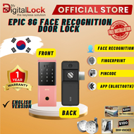 [SG Best Seller & Ready Stock] Epic 8G Facial Recognition/ fingerprint / password Door Digital Lock 