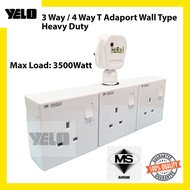 Heavy Duty 2 Gang 3 Gang Extention Socket Wall Socket Adaport Extention plug