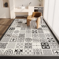 Balcony floor mat waterproof carpet absorbent mat kitchen PVC leather foot mat