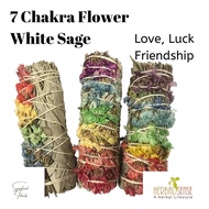 7 Chakra Flower Sage, Attract Love, Luck and Friendship