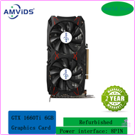 [ubeng] GTX 1660Ti 6GB Graphics Cards 192Bit GDDR6 HDMI-Compatible DP DVI GPU GTX1660TI 6G Gaming Vi