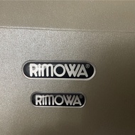 RIMOWA Luggage Sticker Cute Ins Waterproof Unique Official Rimowa Label Logo Luggage Tag Nameplate 日默瓦金属logo标AE4