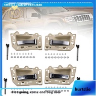 Beige+ Chreom Inner Door Handle Kit(4pcs) for  Grand  2005-2010 1JV471J3AA 1JV461J3AA 5HR411J3AK 5HR