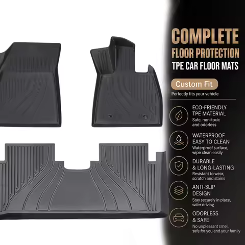 [RHD]BYD Seal/Atto 4 2025-2026 Four Seasons Waterproof and Anti-Slip TPE Floor Mat for Cars.