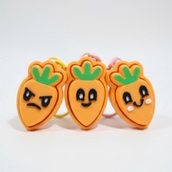 [SG] Cute Carrot Fidget Clicker Keychain Stress Relief Toy | Bag Charm | Fun for Kids & Adults | cli