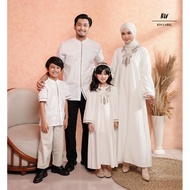 KIV Sarimbit White Nirmala Series  Family Set Raya Series Lebaran Ramadhan  GMPKL 3024 KKL 2724 GO 3