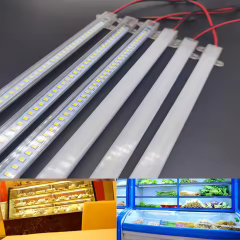 5pcs 10pcs LED Bar Light AC220V High Brightness 8W 50cm 30cm 72LEDs 2835 LED Rigid Strip Energy Savi