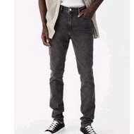 MMINIOUTLET H&M men skinny jeans dark grey jeans