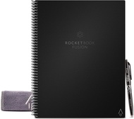 Rocketbook Fusion Smart Reusable Notebook - Calendar To-Do Lists and Note Template Pages with 1 Pilo
