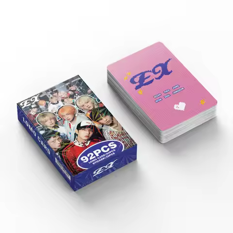 92 Star Mini Cards P1Harmony Three-Inch Collectible Photo Card Stickers Double-Sided LOMO Cards Fest