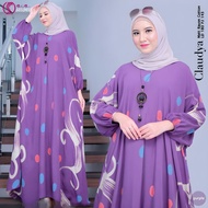 NEW - Kaftan Motif - Gamis Kaftan Rayon - Kaftan rayon Viscose Ajwaaswardrobe - Kaftan Resleting - K