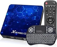 Android 12.0 TV Box, 4GB RAM 64GB ROM RK3318 Quad-Core 64-bit Cortex-A53, Android Box with 2.4G/5G W