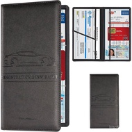 TOURSUIT Car Registration and Insurance Card Holder, Vehicle License Document Glove Box Compartment 