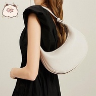 Adjustable Half-Moon Shoulder Bag, Fashionable Moon-Shaped Messenger Bag, Shoulder Bag