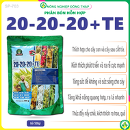 Phân Bón Hỗn Hợp NPK 20-20-20+TE Phì Trái Lớn Trái Vô Cơm Xanh Cây Dày Lá Bung Đọt Mập Thân To Cành 