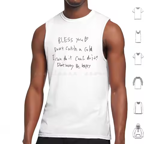 Nct 127 Yuta's Cute English Message Tank Tops Print Cotton Yuta Japanese Korean Korea Kpop Nct Nct12
