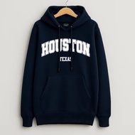 Thick Hoodie Sweater Jacket Print DTF II HOUSTON TEXAS Hoodie Basic II Size M - XL Adult (Men & Wome
