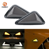 1Pair 12V Motorcycle Flush Mount LED Turn Signal DRL Blinker Light Iaytime Light Blinker Flashing Li