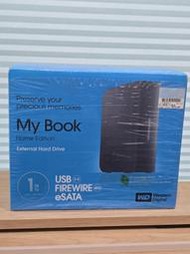 WD My Book 家庭版 支援eSATA Firewire1394 3.5吋外接 功能正常無刮傷 含原廠盒及配件