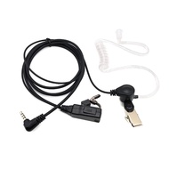 ADD Air Tube Earpiece Headset Radio Accessories Coil Tube Earpiece Headset for 1s 3 5mm PTT Earpiece