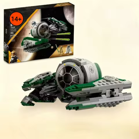 253pcs Galaxy FIT 75360 Yodas Space Jedied Starfighter Wars Building Blocks Model Bricks Toys Kid Ad