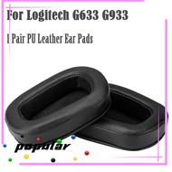 POPULAR EarPads PU Foam Headphone Cushion for Logitech G633 G933
