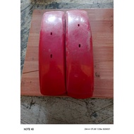 MERAH Bmx motorcycle fender 20 front only red nos antiq