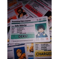 My Hero Academia Photocard 6 Anime Photocard (Laminated)