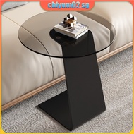 Small Tempered Glass Side Table Side Table Minimalist Side Table Bedroom Round Sofa Side Table