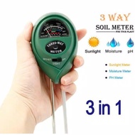 3 in 1 Digital Soil Analyzer Alat Ukur pH Tanah Moisture Light