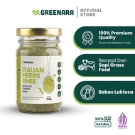 Greenara Ghee Grass Fed Clarified Butter 100gr Italian Herbs