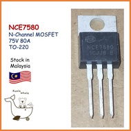 NCE7580 75V 80A N-Channel MOSFET NCE 7580