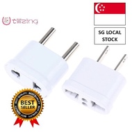 [SG FREE 🚚]EU /US Plug Power Adapter American US To EU Outlet Euro Travel Adapter Power Electrical S