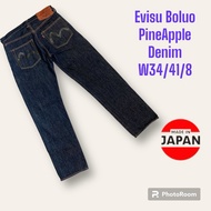 EVISU PineApple Denim Jeans​ No 0​ Original Product Made In Japan​ Good Condition Used​ ​