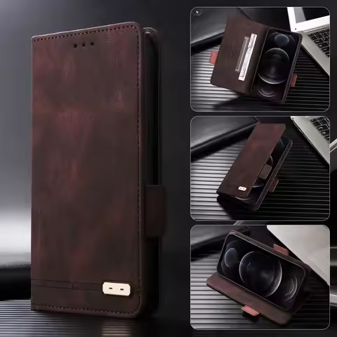 For Asus Rog Phone 6 Leather Wallet Case Asus Rog Phone 5s 5 Pro Flip Case Clamshell Magnetic Book C