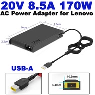 20V 8.5A 170W AC Power Adapter for Lenovo Laptop Charger Legion 5 Y7000P Y720-15 P50 P51 P70 P71 T44