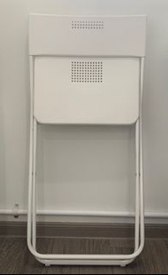 IKEA FEJAN 可摺疊 白色椅子 摺凳