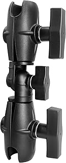 WINDFRD Aluminum Extension Double Socket Arm for 1.5 Inches/C Size / 38mm Ball Accessories