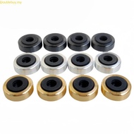 Doublebuy 4Pcs Speaker Isolation Feet Speaker Spikes Stand Aluminum Turntable Isolation Pad for Ampl