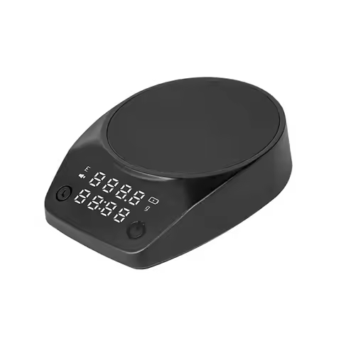 ABCA-Mini Coffee Time Scale, Italian Coffee Bean Weighing Scale, Kitchen Small 0.1G Coffee Electroni