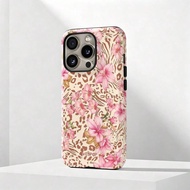 VESPOP Y2K double-layer shockproof phone case, glossy design, bright colors, compatible with iPhone 