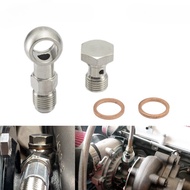 Car Stainless Steel Banjo Bolt M14x1.5mm To 6AN 6 AN Turbo Water GT25 GT28 GT30