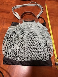 Longchamp Le Pliage Filet Crossbody Net Bag Light Blue