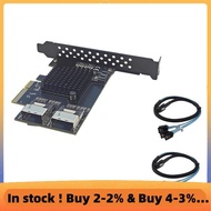 Expansion Card- PCI-E 1x 3.0 to 2-Port MINISAS SFF-8087+  to 9-Port  3.0 Hard Drive 6G 1x/4x/8x/16x 