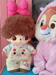 Labubu Dimoo Original Disney Vinyl Piggy Back Pants Trendy Doll Clothes 17cm ผ้าฝ้ายโพลีเอสเตอร์ แฟช