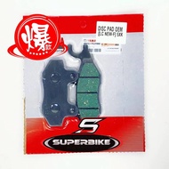 LC135 5S V2 - V8 FI FRONT & REAR DISC PAD LC V2 V3 V4 V5 V6 V7 LINING PLATE BREK BRAKE DEPAN BELAKAN