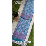 🍭NEW ARRIVAL🍭 SB LINE SONGKET, songket thailand,songket printed,kain pasang songket,ready stok