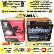 AKI MOTOR BEAT ISS, SCOOPY ISS, ADV 150, VARIO 160, PCX 160 YTZ6V YUASA ORI MF