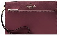 Kate Spade Staci Medium Leather Wallet, Deep Berry, Medium, Wristlet